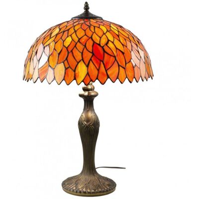 C-Création Lampe à poser en verre mosaique & pied en alliage de zinc Orange 40x61x40cm - Publicité C-Création Lampe à poser en verre mosaique & pied en alliage de zinc Orange 40x61x40cm - Publicité