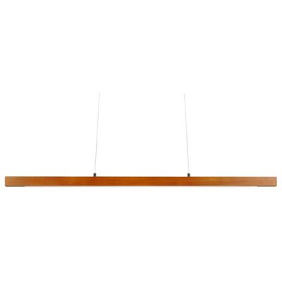 Lustre LED en bois foncé avec variateur - Lampe suspendue - Publicité Lustre LED en bois foncé avec variateur - Lampe suspendue - Publicité