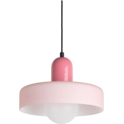 Leitmotiv Suspension verre rose 25x25x23cm Rose 25x23x25cm - Publicité Leitmotiv Suspension verre rose 25x25x23cm Rose 25x23x25cm - Publicité