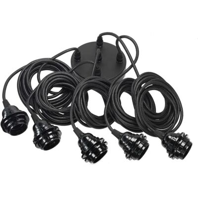 Bazar Bizar Raccord câble coton noir 350x3x3cm Noir 350x3x3cm - Publicité Bazar Bizar Raccord câble coton noir 350x3x3cm Noir 350x3x3cm - Publicité