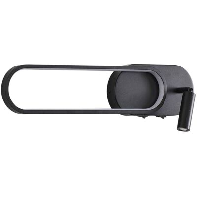 Kosilum Applique en aluminium et silicone noir 49 cm Noir 49x15x15cm - Publicité Kosilum Applique en aluminium et silicone noir 49 cm Noir 49x15x15cm - Publicité