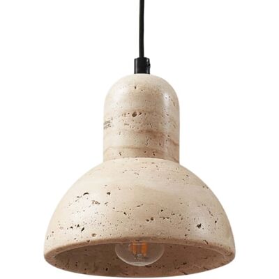 Kosilum Suspension en pierre beige 15 cm Beige 15x15x15cm - Publicité Kosilum Suspension en pierre beige 15 cm Beige 15x15x15cm - Publicité