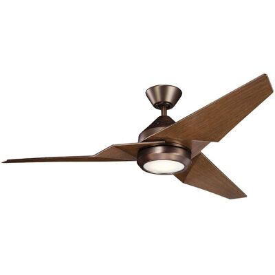 ELSTEAD LIGHTING Ventilateur de plafond led 152 cm acier abs bronze Marron 152x35x152cm - Publicité ELSTEAD LIGHTING Ventilateur de plafond led 152 cm acier abs bronze Marron 152x35x152cm - Publicité