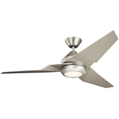 ELSTEAD LIGHTING Ventilateur de plafond led 152 cm acier abs nickel brossé Argenté 152x35x152cm - Publicité ELSTEAD LIGHTING Ventilateur de plafond led 152 cm acier abs nickel brossé Argenté 152x35x152cm - Publicité
