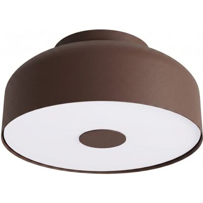 Sollux Lighting Plafonniers acier/pvc marron h 15 cm Marron 30x15x30cm - Publicité Sollux Lighting Plafonniers acier/pvc marron h 15 cm Marron 30x15x30cm - Publicité