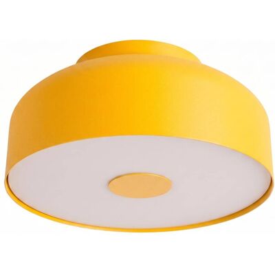 Sollux Lighting Plafonniers acier/pvc jaune h 15 cm Jaune 30x15x30cm - Publicité Sollux Lighting Plafonniers acier/pvc jaune h 15 cm Jaune 30x15x30cm - Publicité