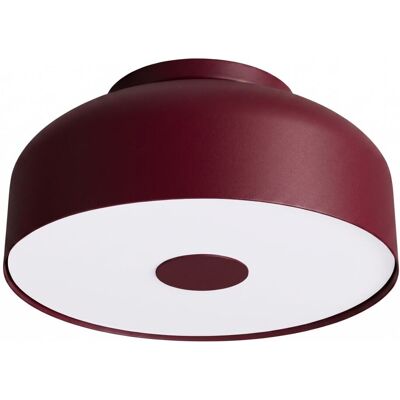Sollux Lighting Plafonniers acier/pvc bordeaux h 15 cm Rouge 30x15x30cm - Publicité Sollux Lighting Plafonniers acier/pvc bordeaux h 15 cm Rouge 30x15x30cm - Publicité