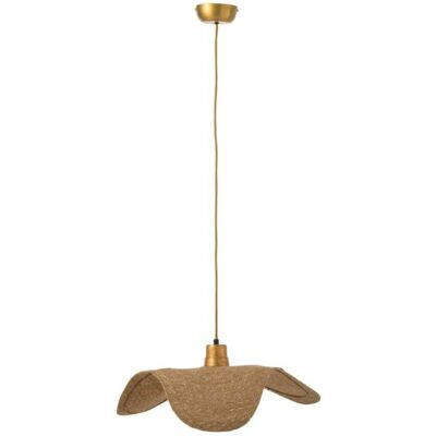J-line Lampe suspendue moonj en roseau naturel 55x48x8 cm Beige 55x8x48cm - Publicité J-line Lampe suspendue moonj en roseau naturel 55x48x8 cm Beige 55x8x48cm - Publicité