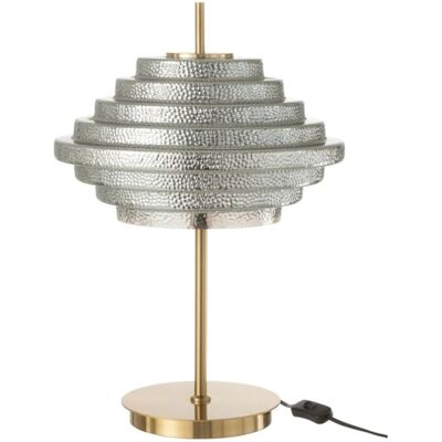 J-line Lampe de table en verre doré 54x36x36 cm Doré 54x36x36cm - Publicité J-line Lampe de table en verre doré 54x36x36 cm Doré 54x36x36cm - Publicité