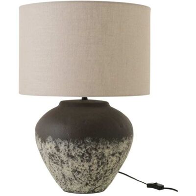 J-line Lampe de table en céramique gris foncé 43x43x62 cm Gris 43x62x43cm - Publicité J-line Lampe de table en céramique gris foncé 43x43x62 cm Gris 43x62x43cm - Publicité