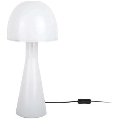 Leitmotiv Lampe de table verre blanc ø20cm Blanc 20x45x20cm - Publicité Leitmotiv Lampe de table verre blanc ø20cm Blanc 20x45x20cm - Publicité