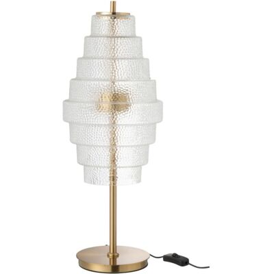 J-line Lampe de salon en verre transparent 22x22x57 cm Transparent 22x57x22cm - Publicité J-line Lampe de salon en verre transparent 22x22x57 cm Transparent 22x57x22cm - Publicité