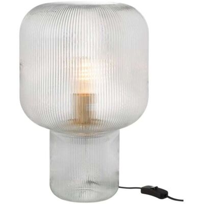 J-line Lampe de table en verre transparent 29x29x42 cm Transparent 29x42x29cm - Publicité J-line Lampe de table en verre transparent 29x29x42 cm Transparent 29x42x29cm - Publicité