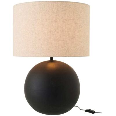 J-line Lampe de table en céramique noire 43x43x62 cm Noir 43x62x43cm - Publicité J-line Lampe de table en céramique noire 43x43x62 cm Noir 43x62x43cm - Publicité