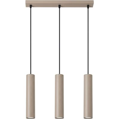 Sollux Lighting Suspension acier taupe h 90 cm Taupe 45x90x6cm - Publicité Sollux Lighting Suspension acier taupe h 90 cm Taupe 45x90x6cm - Publicité