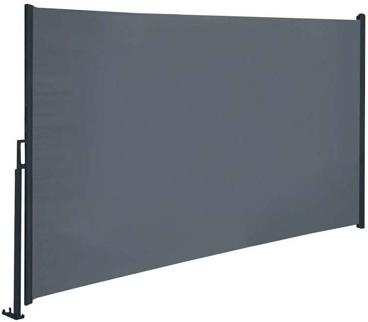 Ideprice Brise-vue enroulable 1.6 x 3 m Gris 300x160x9cm