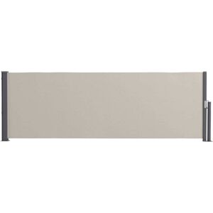 Outsunny Brise-vue paravent rétractable latéral polyester gris Gris 300x100x4cm - Publicité Outsunny Brise-vue paravent rétractable latéral polyester gris Gris 300x100x4cm - Publicité