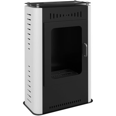 Homcom Cheminée poêle à éthanol réservoir 1,2l acier noir Noir 50x82x27cm - Publicité Homcom Cheminée poêle à éthanol réservoir 1,2l acier noir Noir 50x82x27cm - Publicité