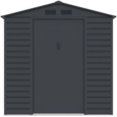 vente-unique.com Cabane de jardin acier gris anthracite Gris 203x213x181cm - Publicité vente-unique.com Cabane de jardin acier gris anthracite Gris 203x213x181cm - Publicité