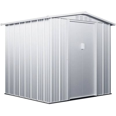 vente-unique.com Cabane de jardin acier gris clair Gris 191x163x169cm - Publicité vente-unique.com Cabane de jardin acier gris clair Gris 191x163x169cm - Publicité