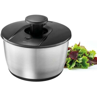 GEFU Essoreuse à salade Inox Noir 16x27x27 cm Noir 27x16x27cm - Publicité GEFU Essoreuse à salade Inox Noir 16x27x27 cm Noir 27x16x27cm - Publicité