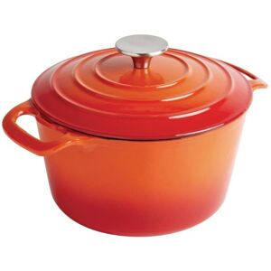 Vogue Cocotte ronde en fonte orange 3.2 l Orange 0x12cm