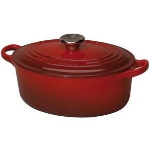 Le Creuset Cocotte ovale Signature 29cm rouge en fonte Rouge 35x16x17cm