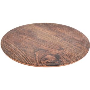 L2G Plateau rond en mélaminé Ø285mm Marron 0x1cm