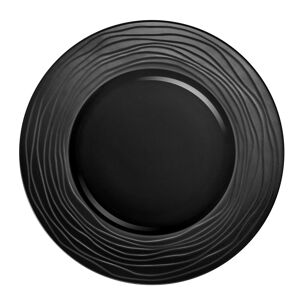 Medard de Noblat Coffret 3 assiettes de presentation D31,5cm Noir 32x0x32cm