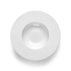 Medard de Noblat Assiette creuse en Porcelaine Blanc Blanc 23x10x24cm