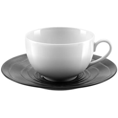 Médard de Noblat Collection Éscale Noir - 6 Tasses et Soucoupes - Publicité Médard de Noblat Collection Éscale Noir - 6 Tasses et Soucoupes - Publicité