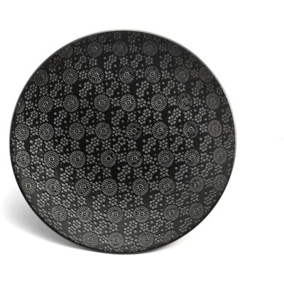 Medard de Noblat Coffret 6 assiettes dessert noires Noir 9x22x22cm - Publicité Medard de Noblat Coffret 6 assiettes dessert noires Noir 9x22x22cm - Publicité