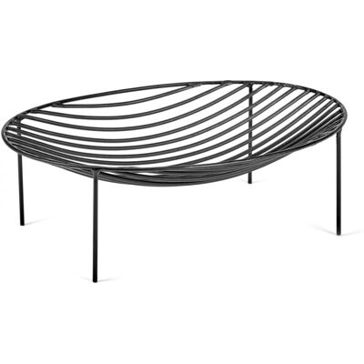 Serax Corbeille noire 35x25 H11cm Noir 35x11x25cm - Publicité Serax Corbeille noire 35x25 H11cm Noir 35x11x25cm - Publicité