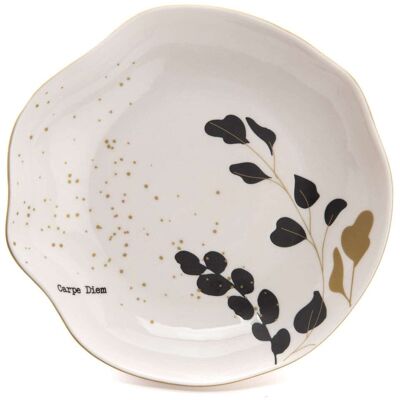 Assiettes creuses Carpe Diem lot de 6 - Décoré - 50cl - Publicité Assiettes creuses Carpe Diem lot de 6 - Décoré - 50cl - Publicité