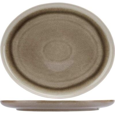 Cosy & Trendy Lot de 2 Assiettes plate en Céramique, vert, 36x30,5xH2,7 cm Vert 37x3x31cm - Publicité Cosy & Trendy Lot de 2 Assiettes plate en Céramique, vert, 36x30,5xH2,7 cm Vert 37x3x31cm - Publicité