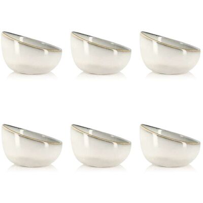 OGO Living Lot de 6 coupelles grises en grès 12cm Gris 12x8x12cm - Publicité OGO Living Lot de 6 coupelles grises en grès 12cm Gris 12x8x12cm - Publicité