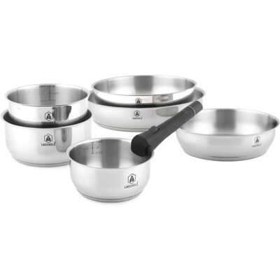 LAGUIOLE CUISSON Set de 7 pièces inox amovible Argenté 0x0cm - Publicité LAGUIOLE CUISSON Set de 7 pièces inox amovible Argenté 0x0cm - Publicité