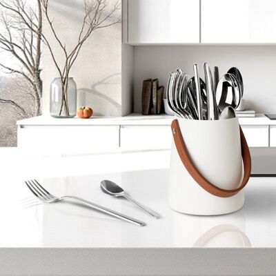 Amefa 24 couverts avec pot de rangement en acier inoxydable - inox Argenté 0x0cm - Publicité Amefa 24 couverts avec pot de rangement en acier inoxydable - inox Argenté 0x0cm - Publicité