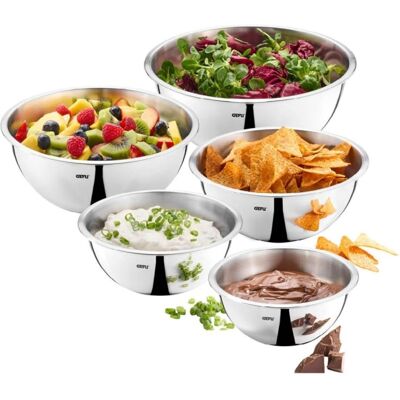 GEFU Set de bols en acier inoxydable Inox Argent 2x26x26 cm Argenté 26x2x26cm - Publicité GEFU Set de bols en acier inoxydable Inox Argent 2x26x26 cm Argenté 26x2x26cm - Publicité
