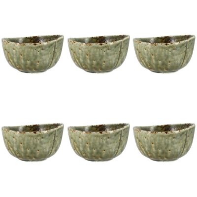 OGO Living Lot de 6 coupelles 16cm en porcelaine vert Vert 16x8x16cm - Publicité OGO Living Lot de 6 coupelles 16cm en porcelaine vert Vert 16x8x16cm - Publicité