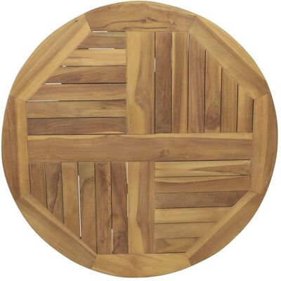 Axi Plateau de service tournant, bois de teak ø 80 cm Marron 80x5x80cm - Publicité Axi Plateau de service tournant, bois de teak ø 80 cm Marron 80x5x80cm - Publicité