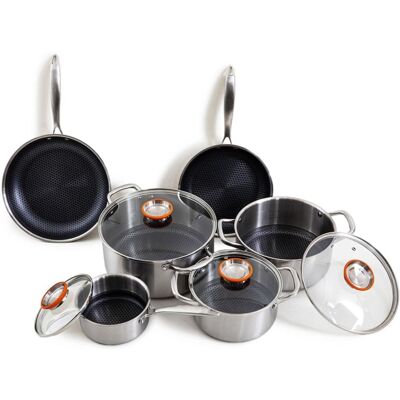 LAGUIOLE CUISSON Set de 10 pièces triplex Argenté 0x0cm - Publicité LAGUIOLE CUISSON Set de 10 pièces triplex Argenté 0x0cm - Publicité