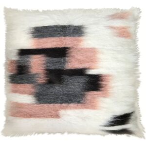 Malagoon Coussin de sol 100% laine rose 90x90 Blanc 90x25x90cm