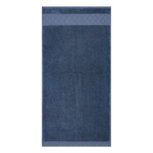 Le Jacquard Français Serviette de bain en coton bleu orient 90 x 150 Bleu 150x0x90cm