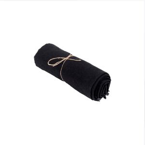 Bazar Bizar Nappe en lin noir 150x200 Noir 150x1x150cm