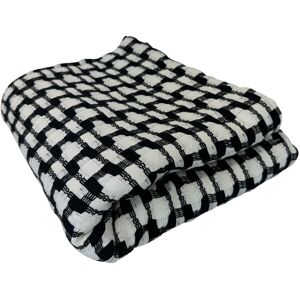 Becquet Jeté de canapé en coton noir 270x250cm Noir 250x1x270cm - Publicité Becquet Jeté de canapé en coton noir 270x250cm Noir 250x1x270cm - Publicité