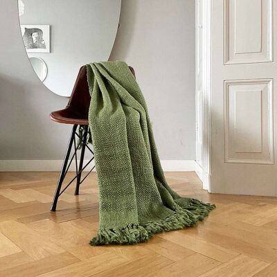 Malagoon Plaid vert jungle foncé 125x150 Vert 150x0x125cm - Publicité Malagoon Plaid vert jungle foncé 125x150 Vert 150x0x125cm - Publicité
