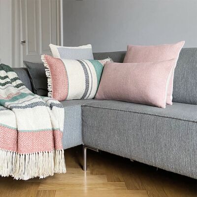 Couverture Bouclé Pastel Multicolore Malagoon - Couverture - Publicité Couverture Bouclé Pastel Multicolore Malagoon - Couverture - Publicité