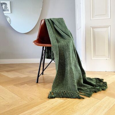 Plaid Malagoon Marbre Vert - Décoration Intérieure - Publicité Plaid Malagoon Marbre Vert - Décoration Intérieure - Publicité