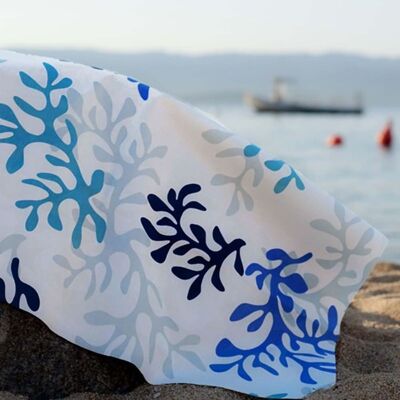 Nappe en coton imperméable ronde ou ovale Fleur de Soleil - Publicité Nappe en coton imperméable ronde ou ovale Fleur de Soleil - Publicité